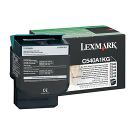Toner für C540N/C546DTN 1000Seiten schwarz Lexmark C540A1KG Produktbild