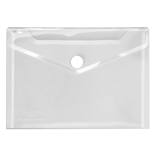 Dokumententasche Crystal mit Klettverschluss A6 bis 100Blatt transparent PP Veloflex 4560100 Produktbild Front View L