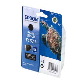 Tintenpatrone T1571XL für Epson Stylus Photo R 3000 25,9ml schwarz Epson T157140 Produktbild