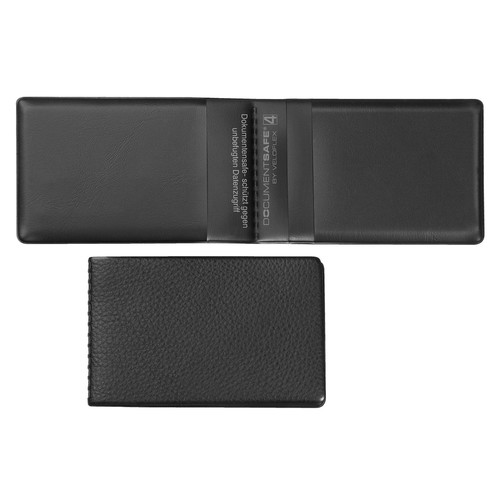 Kreditkartenhülle RFID/NFC-Schutz für 4 Karten Veloflex 3272800 Document Safe Kartenhülle 100x65mm schwarz