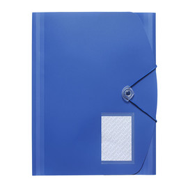 Eckspanner A4 für 500Blatt blau PP FolderSys 10028-40 Produktbild