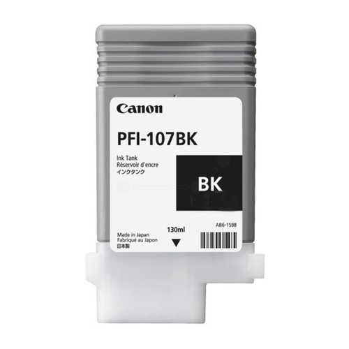 Tintenpatrone PFI-107BK für Canon IPF 680/780 130ml schwarz Canon 6705b001 Produktbild Front View L