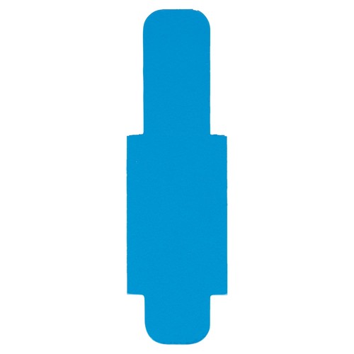 Stecksignal 12x40mm blau Hartfolie Leitz 6030-00-35 (BTL=50 STÜCK) Produktbild Front View L