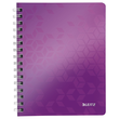 Collegeblock WOW A5 kariert violett metallic Leitz 4641-00-62 Produktbild