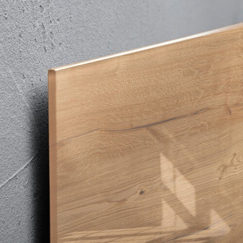 Glas-Magnetboard artverum 480x480x15mm Natural-Wood inkl. Magnete Sigel GL254 Produktbild Additional View 5 L