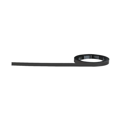 Magnetband 1m x 5mm schwarz beschriftbar Magnetoplan 1260512 Produktbild Front View L