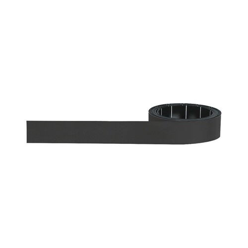 Magnetband 1m x 15mm schwarz beschriftbar Magnetoplan 1261512 Produktbild Front View L