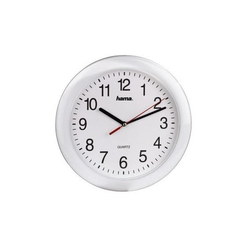 Quarz Wanduhr Pp 250 Ziffernblatt Weiss Gehause Weiss Kunststoff Hama 00113921 Kaufen Wanduhren Bei Liebl De