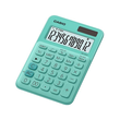 Taschenrechner 12-stelliges LC-Display grün Casio MS-20 UC GN Solar-/ Batteriebetrieb 22,1x104,5x149,5mm Produktbild