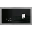 Glas-Magnetboard artverum 910x460x15mm schwarz inkl. Magnete Sigel GL145 Produktbild