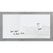 Glas-Magnetboard artverum 910x460x15mm weiß inkl. Magnete Sigel GL146 Produktbild