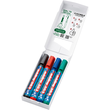 Flipchartmarker 383/4S Etui 1-5mm Keilspitze sortiert Edding 4-383-4-2 (SET=4 STÜCK) Produktbild Additional View 1 S