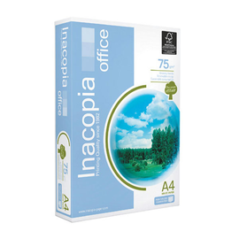 Kopierpapier Inacopia Office A4 75g weiß FSC EU-Ecolabel 161CIE (PACK=500 BLATT) Produktbild