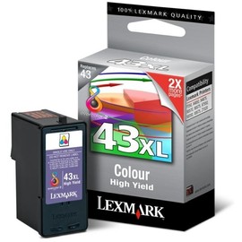 Tintenpatrone 43XL für Lexmark X4800/X6570/Z1520 500 Seiten farbig Lexmark 18YX143E Produktbild