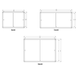 Schaukasten PRO für Innenbereich 18xA4 mit Schiebetüren 139x99x4,6cm Metall- Rückwand magnetisch Franken SK6118 Produktbild Additional View 1 S