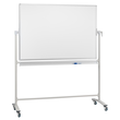 Mobile Stativ-Drehtafel 120x90cm weiß emalliert Franken ST201 Produktbild