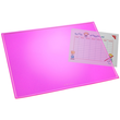 Schreibunterlage Durella Transluzent 40x53cm pink Läufer 32625 Produktbild