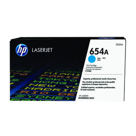 Toner 654A für Color LaserJet Enterprise M650/M651 15000 Seiten cyan HP CF331A Produktbild