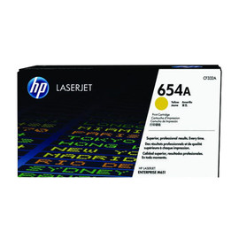 Toner 654A für Color LaserJet Enterprise M650/M651 15000 Seiten yellow HP CF332A Produktbild