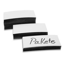 Magnetetiketten 100x20x0,6mm weiß Magnetoplan 1532706 (PACK=100 STÜCK) Produktbild