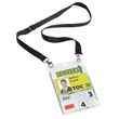 Namensschild EVENT A6 mit Textilband Duo schwarz Durable 8525-01 (PACK=10 STÜCK) Produktbild Additional View 1 S