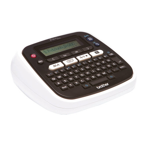 Beschriftungsgerät P-Touch D200BW inkl. Schriftband für TZe-Bänder Brother PTD200BWZG1 Produktbild Additional View 1 L