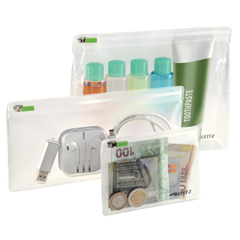 Traveller Complete mit Zip sortiert XS, S, M transparent Leitz 4010-00-00 (PACK=3 STÜCK) Produktbild