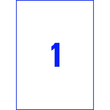 Folien-Etiketten Laser 210x297mm auf A4 Bg wetterfest+widerstandsfähig+ permanent weiß Zweckform L7917-10 (PACK=20 STÜCK) Produktbild Additional View 2 S