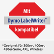 Adress-Etiketten 36x89mm 260Etiketten pro Rolle weiß permanent Zweckform AS0722400 (PACK=2 STÜCK) Produktbild Additional View 2 S