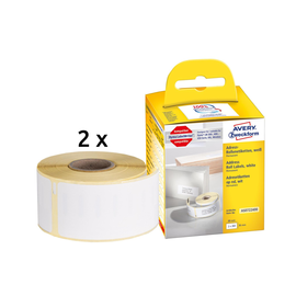 Adress-Etiketten 36x89mm 260Etiketten pro Rolle weiß permanent Zweckform AS0722400 (PACK=2 STÜCK) Produktbild