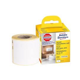 Versand-Etiketten 54x101mm weiß permanent Zweckform ASS0722430 (PACK=110 STÜCK) Produktbild