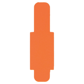 Stecksignal 12x40mm orange Hartfolie Leitz 6030-00-45 (BTL=50 STÜCK) Produktbild
