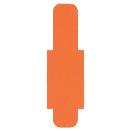 Stecksignal 12x40mm orange Hartfolie Leitz 6030-00-45 (BTL=50 STÜCK) Produktbild Front View L