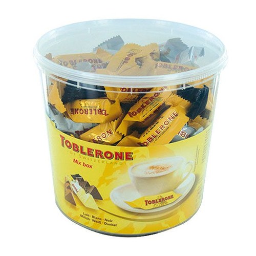 Schokolade Toblerone Mini (DS=900 GRAMM) Produktbild Front View L