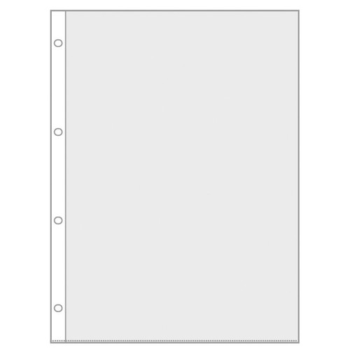 Prospekthülle oben offen A4 hoch 75µ PP glasklar Veloflex 4345000 Produktbild Front View L