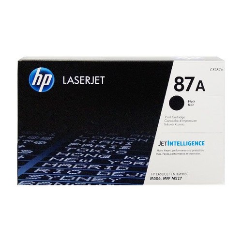 Toner 87A für LaserJet M506/MFPM527 9000Seiten schwarz HP CF287A Produktbild Front View L