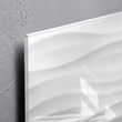 Glas-Magnetboard artverum 910x460x15mm White-Wave inkl. Magnete Sigel GL260 Produktbild Additional View 2 S