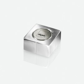 SuperDym-Magnet-Würfel C10 artverum Cube-Design 20x10x20mm silber vernickelt extra stark Sigel GL704 (PACK=2 STÜCK) Produktbild