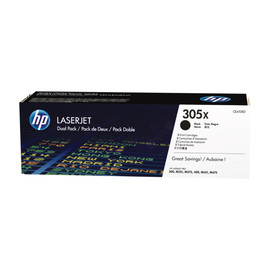 Toner Doppelpack 305X für Laserjet Pro 300/400 2x4000Seiten HP CE410XD (PACK=2 STÜCK) Produktbild