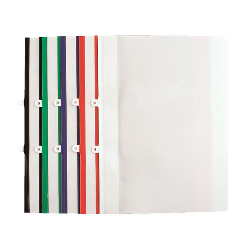 Schnellhefter mit Abheftvorrichtung A4 schwarz PVC Soennecken 1424 Produktbild Additional View 2 L