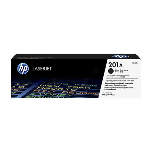 Toner 201A für Color Laserjet Pro M250/M270 1420Seiten schwarz HP CF400A Produktbild Front View L