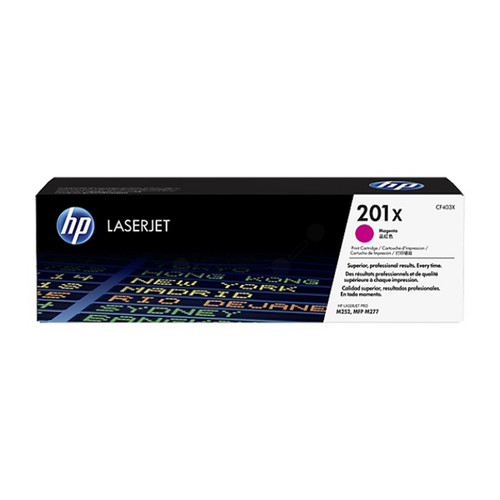 Toner 201X für Color Laserjet Pro M250/M270 2300Seiten magenta HP CF403X Produktbild Front View L