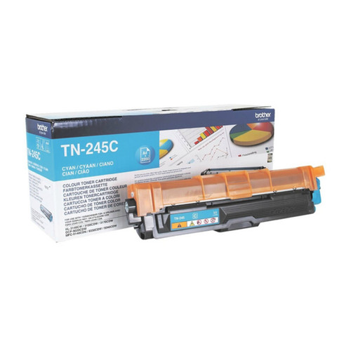 Toner für Brother HL-3140CW/3150CDW/ 3170CDW 2200Seiten cyan Brother TN-245C Produktbild Front View L