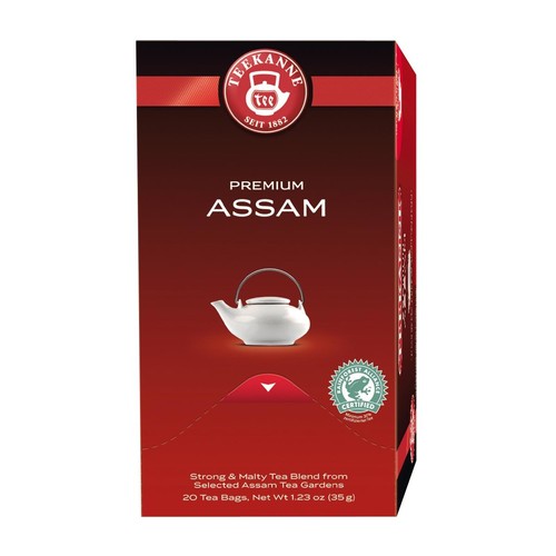 Schwarzer Tee  Assam Premium Teekanne Nr. 6244 (PACK=20 BEUTEL) Produktbild Front View L