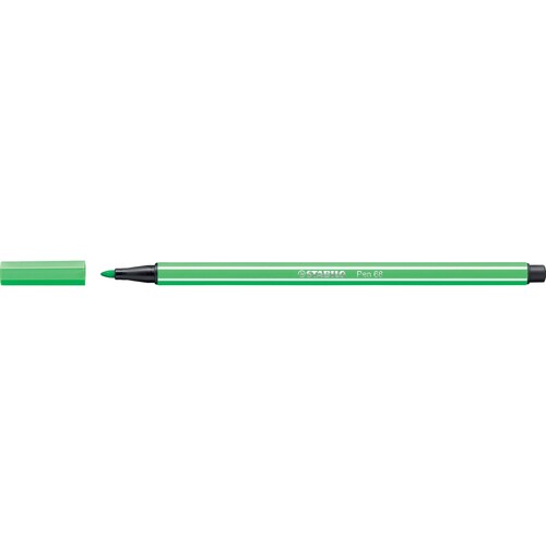 Fasermaler Pen 68 1mm Rundspitze smaragdgrün hell Stabilo 68/16 Produktbild