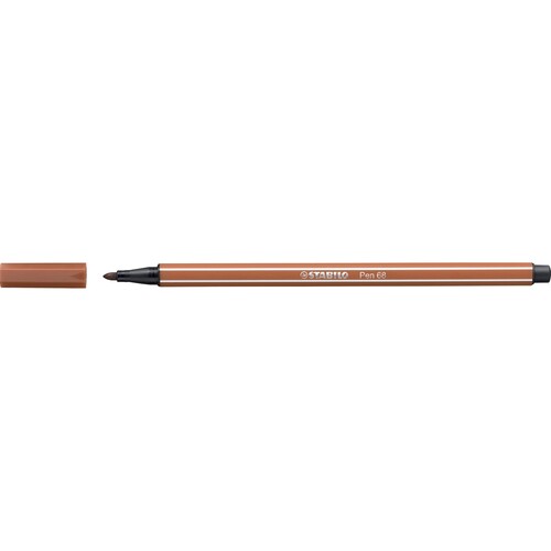 Fasermaler Pen 68 1mm Rundspitze siena Stabilo 68/75 Produktbild
