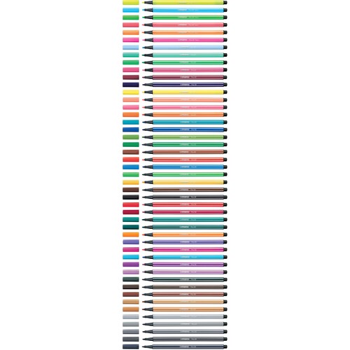 Fasermaler Pen 68 1mm Rundspitze siena Stabilo 68/75 Produktbild Additional View 5 L