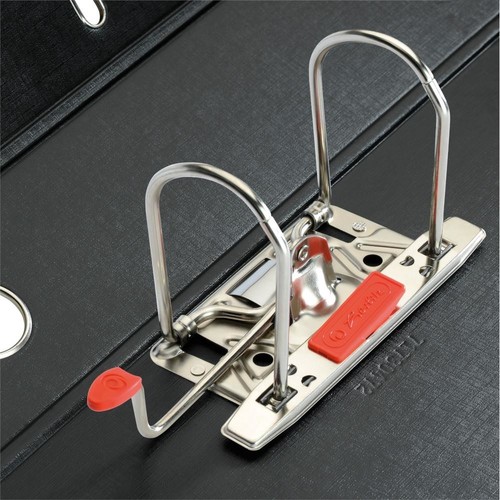 Ordner maX.file protect+ A4 80mm schwarz Kunststoff Herlitz 300002676 Produktbild Additional View 2 L