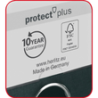 Ordner maX.file protect+ A4 80mm schwarz Kunststoff Herlitz 10834315 Produktbild Additional View 3 S