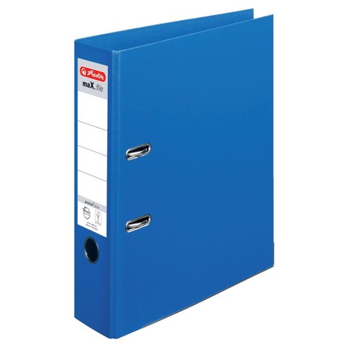 Ordner maX.file protect+ A4 80mm blau Kunststoff Herlitz 300002678 Produktbild